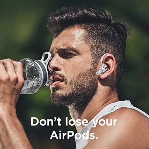elago Ear Hooks for AirPods Pro 3 & Pro 2 & Pro, AirPods 5 & 4 & 3 & 2 & 1 | Anti-Slip, Ergonomic Fit (White) thumbnail 4