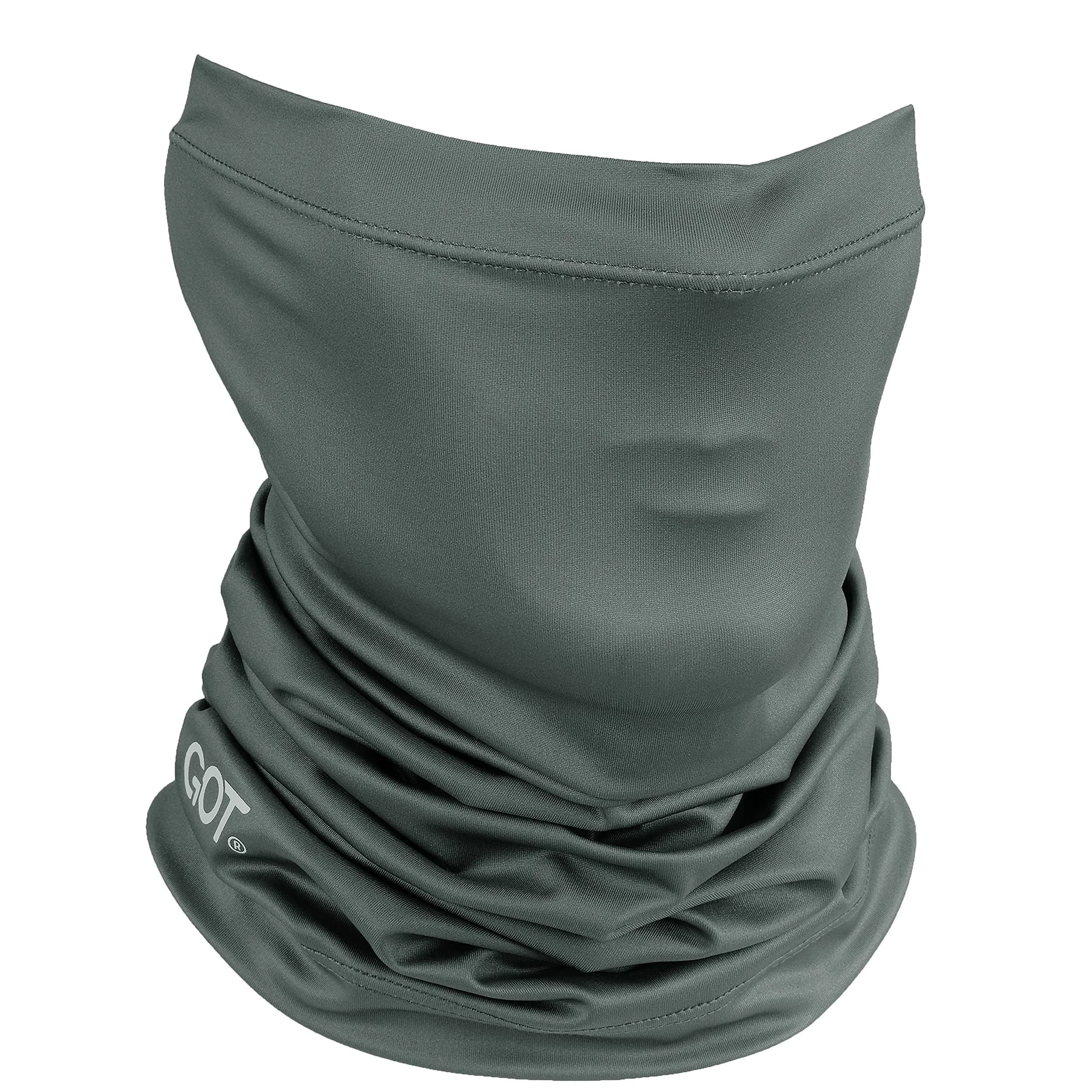 GOT Sports UPF 50+ Fishing Neck Gaiter UV Face Mask Sun Protection (Gunmetal Gray) | Breathable Polyester Blend — Gunmetal Gray