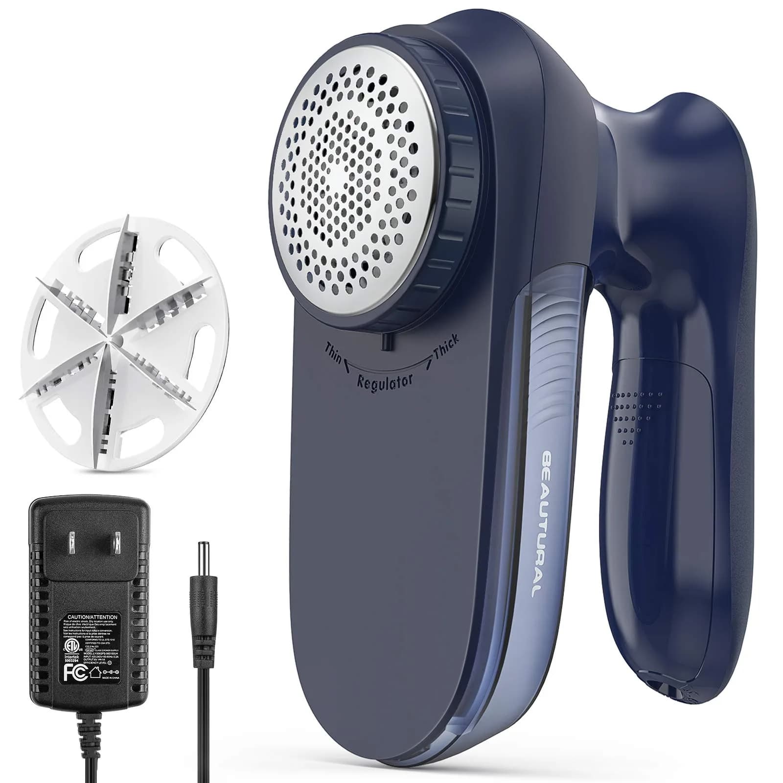 BEAUTURAL Fabric Shaver Home-Edition Ultramarine | Powerful Lint Remover for Clothes & Furniture - main product image