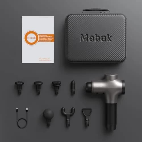 Mebak 3 Deep Tissue Massage Gun 12mm Amplitude | Professional Percussion Massager for Athletes & Pain Relief thumbnail 9