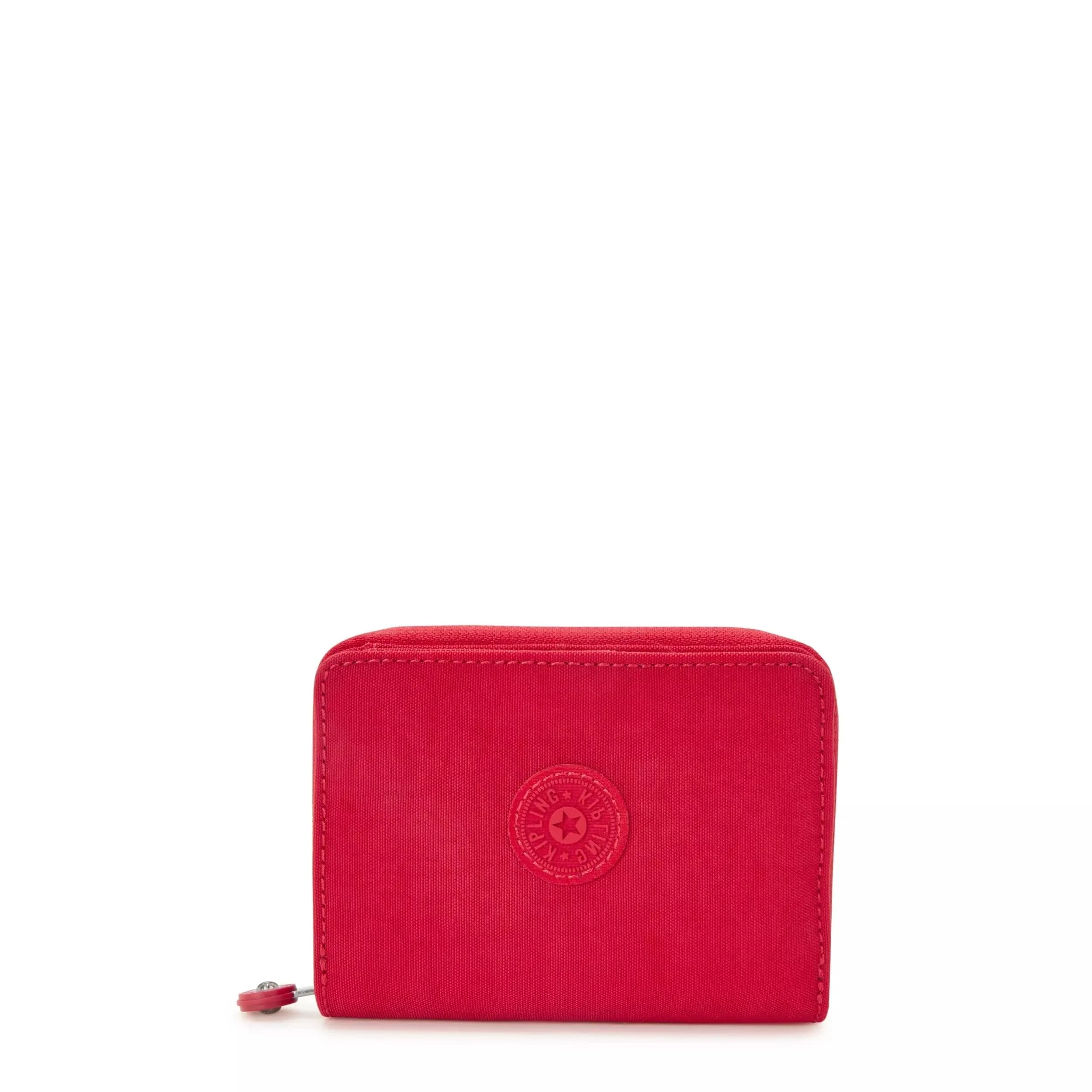 Kipling Women's Money Love Wallet, RFID Anti-Hacker Technology Wallet, Polyester Zip Closure Wallet