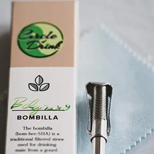 Circle of Drink Belgrano Stainless Steel Yerba Mate Bombilla 16cm | Filtered Tea Straw with Microfiber Cloth thumbnail 6