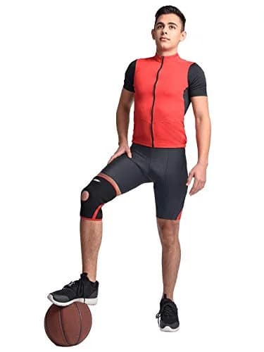 MAXAR Airprene Bio-Magnetic Knee Sleeve Compression Brace for Men & Women, Open Patella, Terry Cotton Lining, 8 Magnets | Support & Pain Relief thumbnail 5