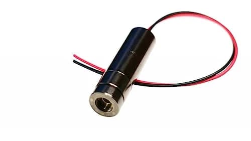 Qiaoba 405nm Violet Purple Diode Module with Brass Housing | Focusable Dot Laser thumbnail 1