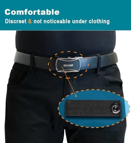 YUANHANG Adjustable Elastic Button Extender for Pants | 15 Pcs, 7 Colors, 2 Lengths, Suitable for Women & Men thumbnail 6