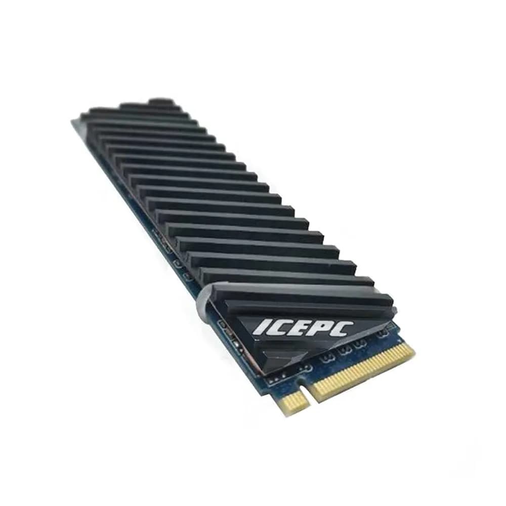 icepc M.2 Heatsink for PS5 NVME 2280 SSD, Graphene Copper Radiator 70x20x2mm | High Performance SSD Cooler for Laptop PC - main product image