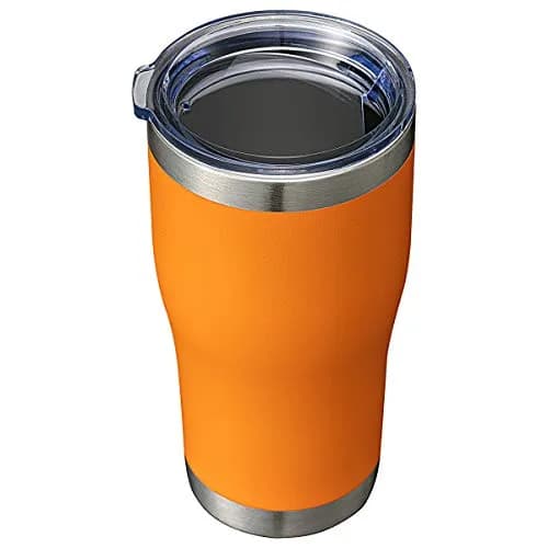 HASLE OUTFITTERS 20 oz Stainless Steel Tumbler with Lid | Vacuum Insulated, Orange, 1 Pack thumbnail 1
