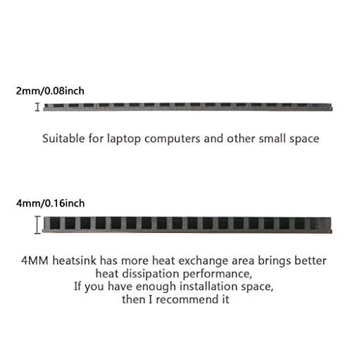 icepc M.2 Heatsink for PS5 NVME 2280 SSD 70x20x4mm | Graphene Copper Cooler for Laptop PC thumbnail 3
