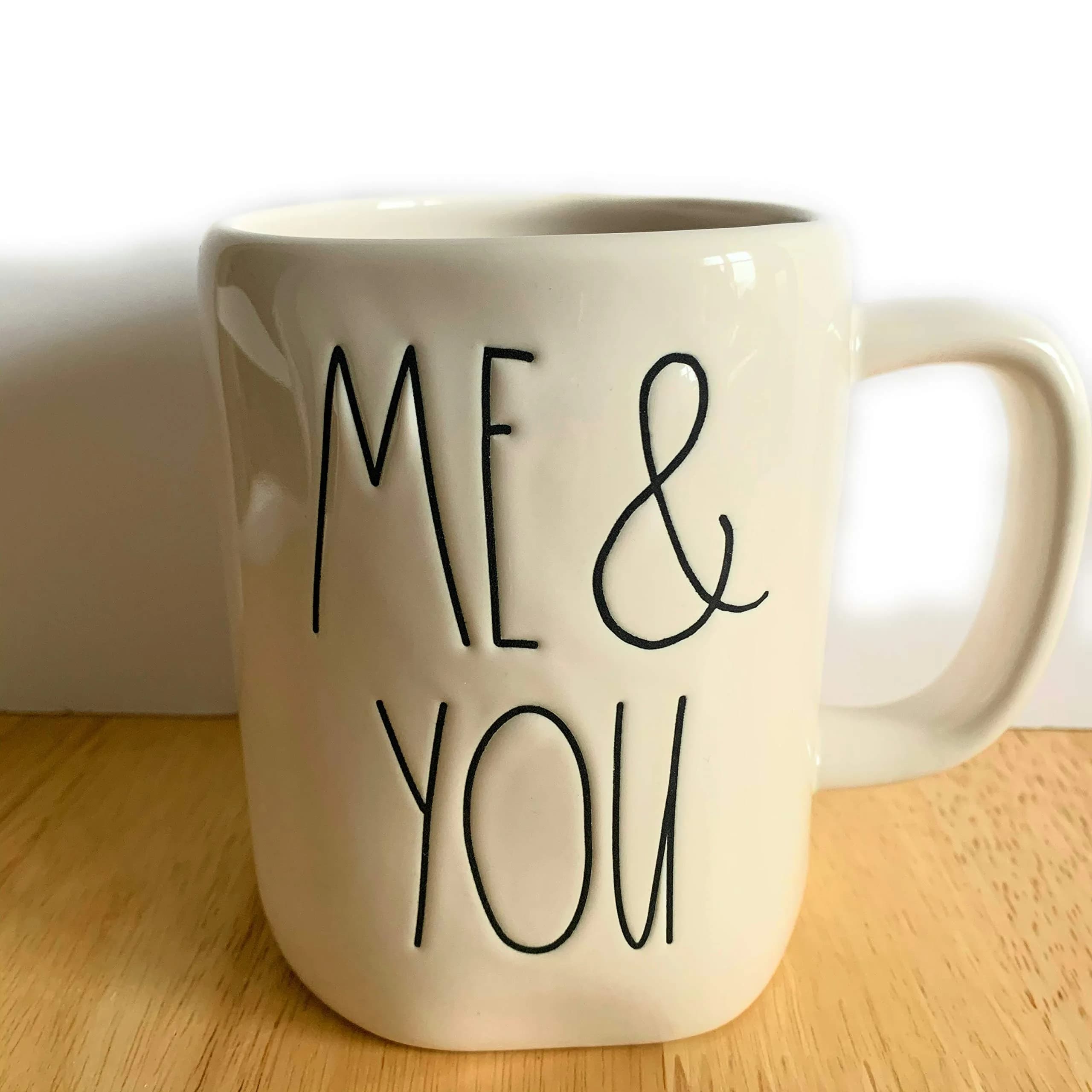 Rae Dunn "Me & You" Ceramic Mug 444ml (16oz) | Handcrafted Valentine's Gift