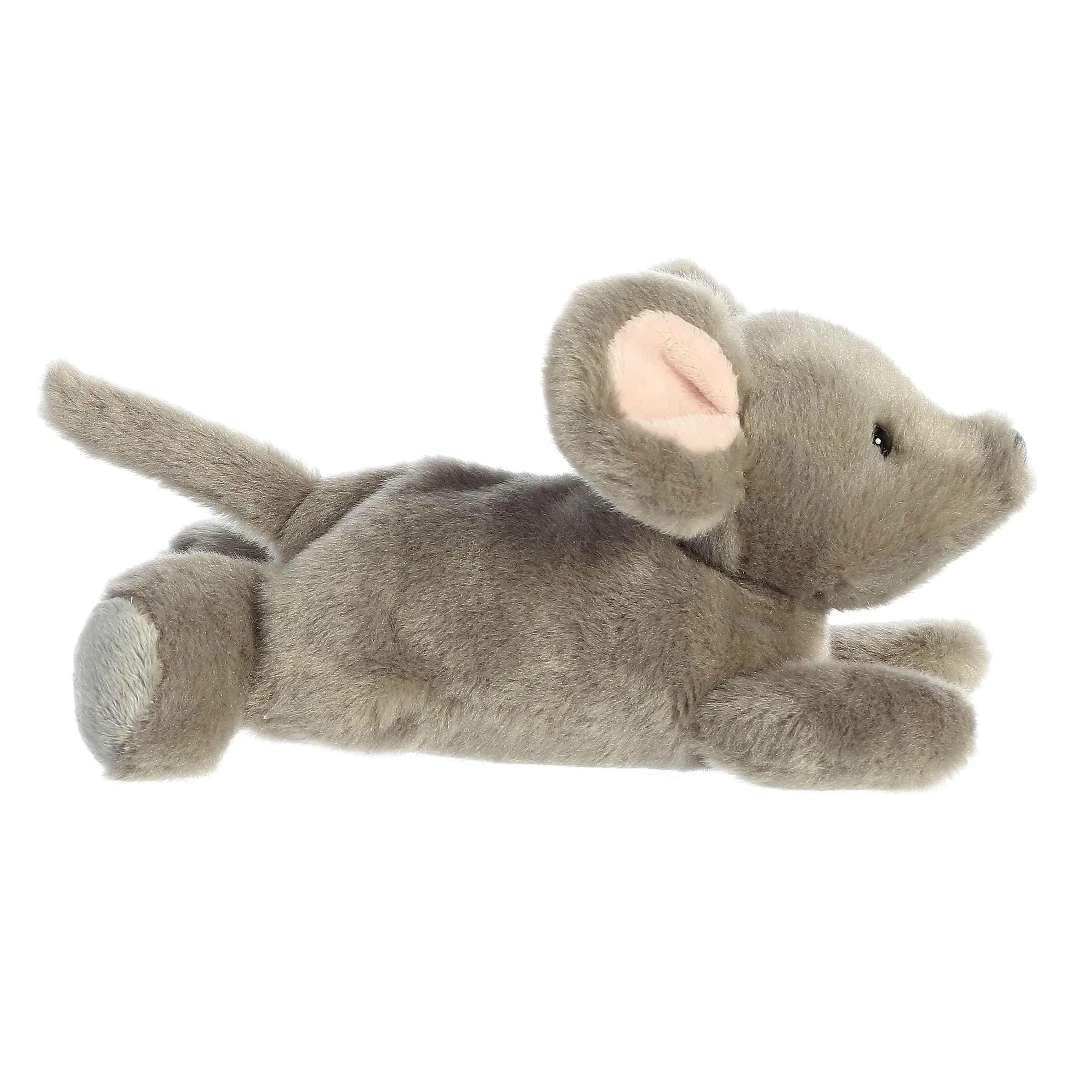 Aurora Mini Flopsie Missy Mouse Stuffed Animal 20 cm (8 Inches) | Soft, Adorable Grey Mouse Plush Toy - view 3