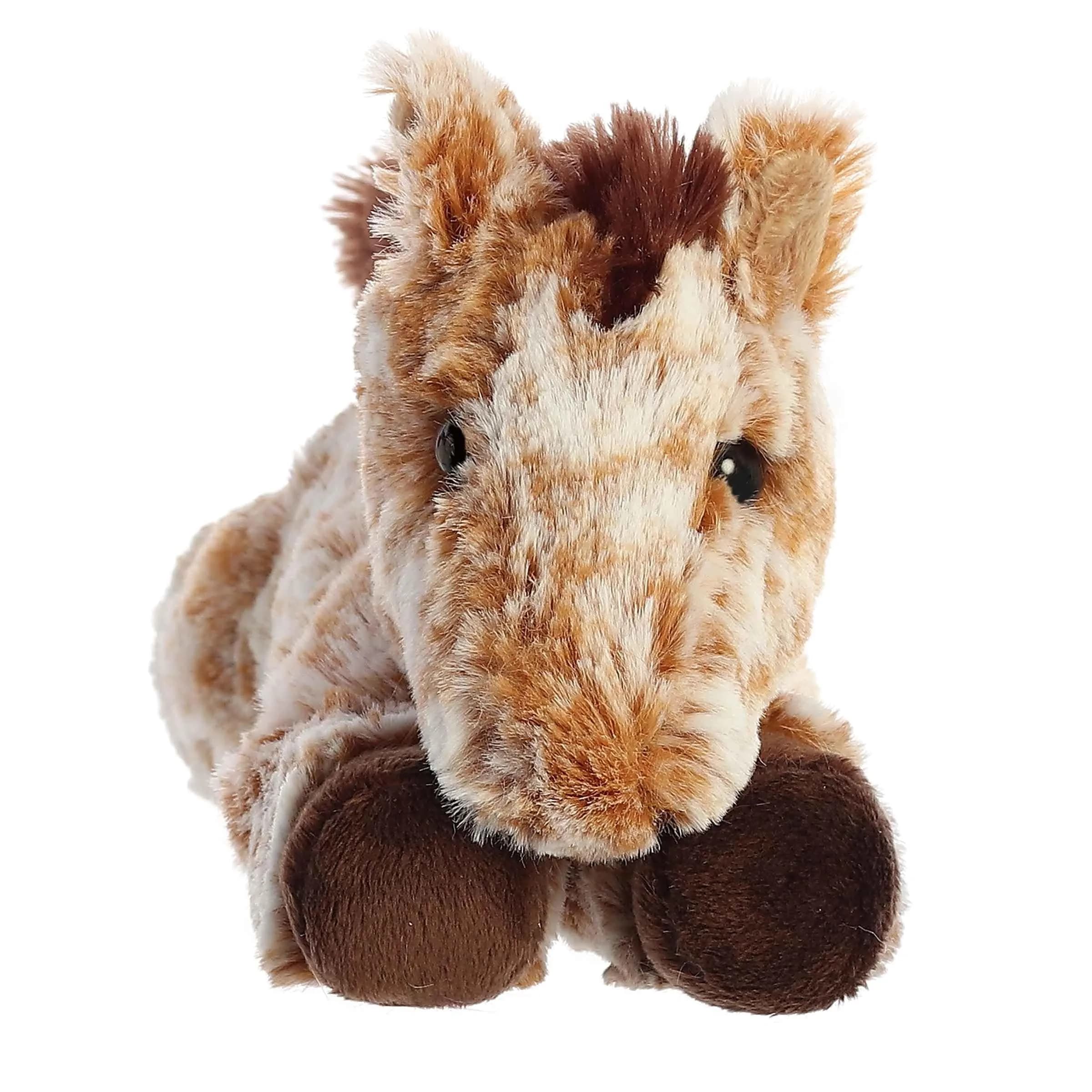 Aurora Adorable Mini Flopsie Mocha Horse Stuffed Animal 20.3cm (8 Inches) | Soft, Cute, and Lovable Plush Toy for All Ages - view 2