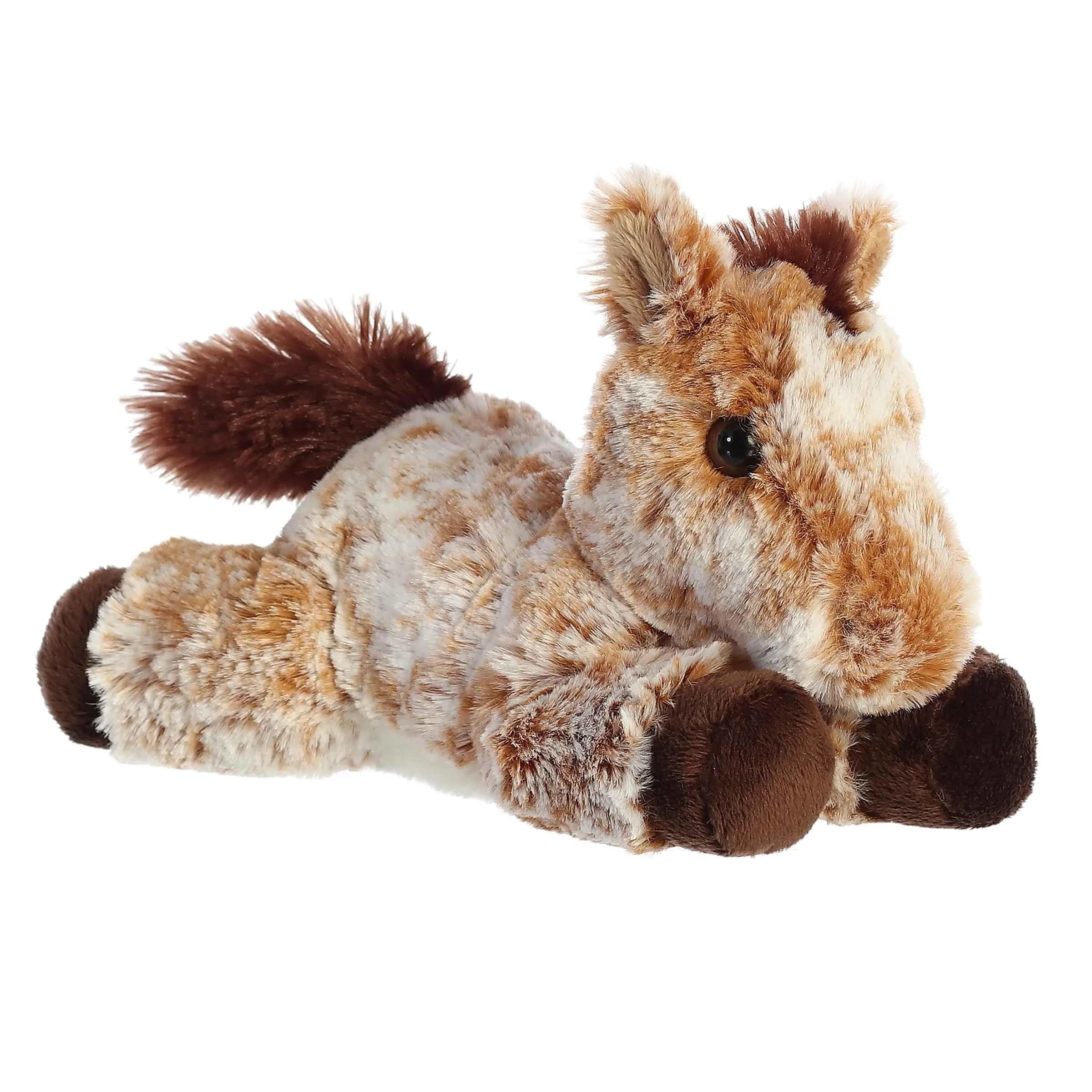 Aurora Adorable Mini Flopsie Mocha Horse Stuffed Animal 20.3cm (8 Inches) | Soft, Cute, and Lovable Plush Toy for All Ages - view 3