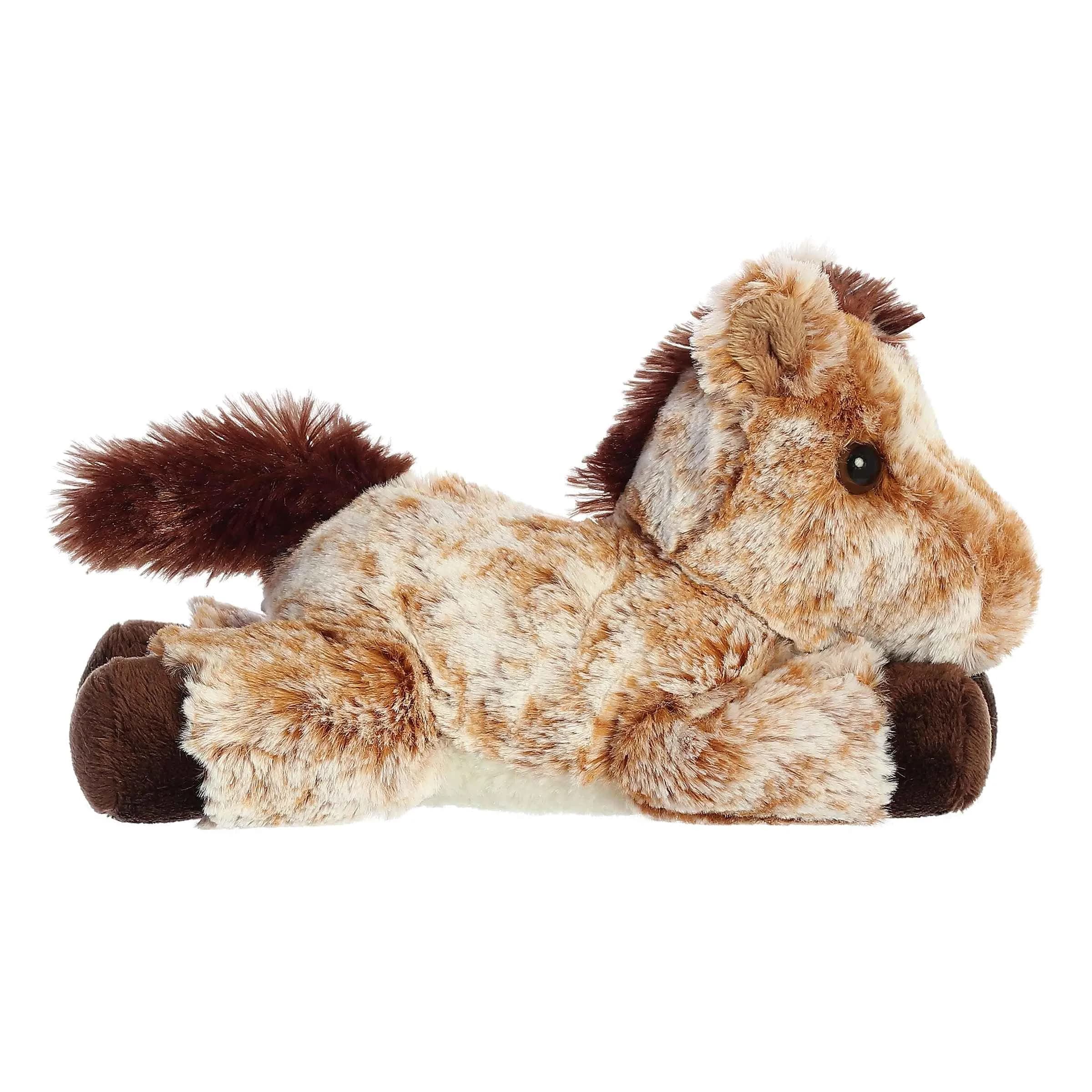 Aurora Adorable Mini Flopsie Mocha Horse Stuffed Animal 20.3cm (8 Inches) | Soft, Cute, and Lovable Plush Toy for All Ages - view 4