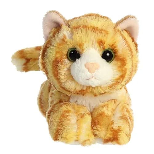 Aurora Mini Flopsie Ginger Cat Plush Toy 20 cm (8") | Soft, Adorable, and Safe for All Ages thumbnail 2