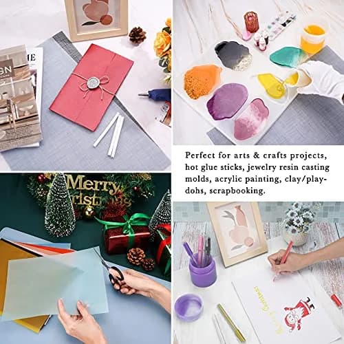 Gartful Oversize Translucent Silicone Mat 70cm x 50cm | Protects Surfaces from Crafts, Resin & Heat thumbnail 5