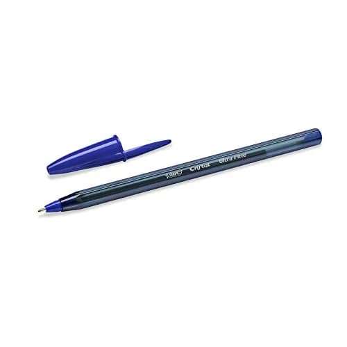 BIC Crystal Exact Fine Point Pens (0.7 mm) - Blue, Box of 20 | Precise, Smooth Writing for Office & School thumbnail 3