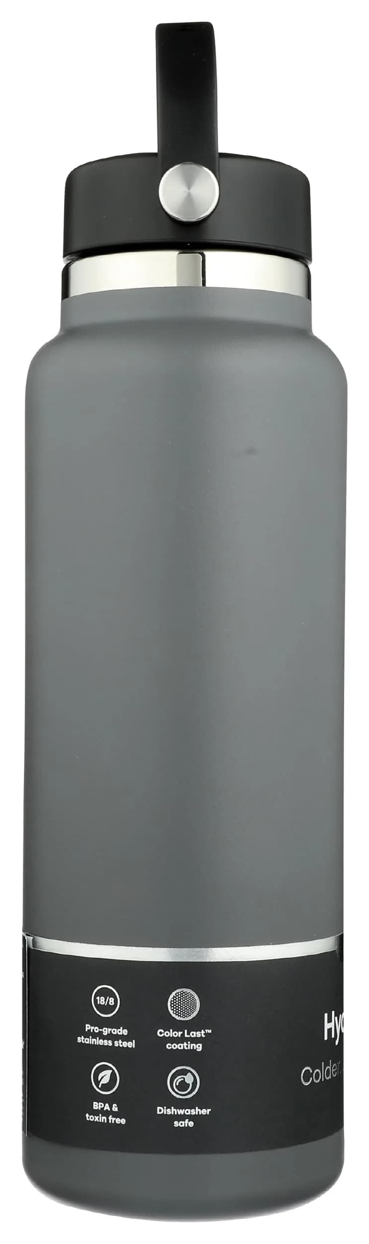 Hydro Flask 40 Oz Wide Mouth Water Bottle - Stone | Insulated Stainless Steel - view 4