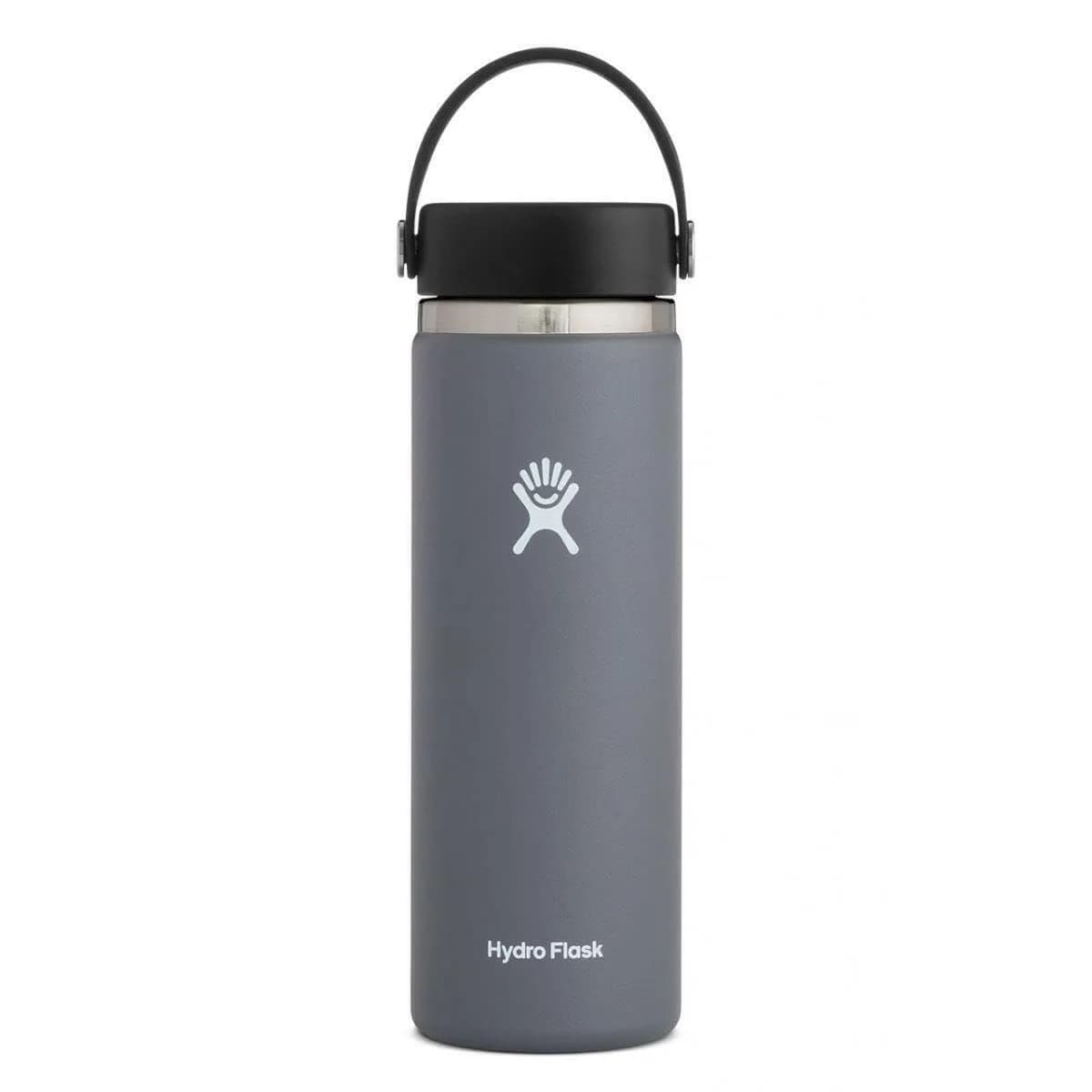 Hydro Flask Water Bottle - Insulated Stainless Steel Wide Mouth Flex Lid 710ml (24 Oz) | Keeps Cold 24 Hrs, Hot 12 Hrs