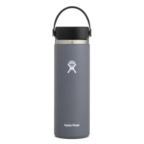 Hydro Flask Water Bottle - Insulated Stainless Steel Wide Mouth Flex Lid 710ml (24 Oz) | Keeps Cold 24 Hrs, Hot 12 Hrs thumbnail 1
