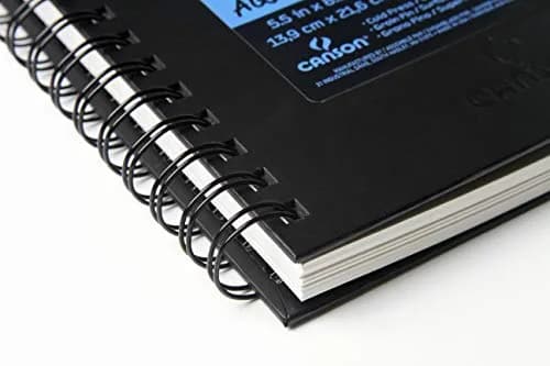 Canson XL Series Watercolor Paper Art Book 5.5x8.5 in | 90lb/185gsm, Acid-Free, French Craftsmanship thumbnail 3