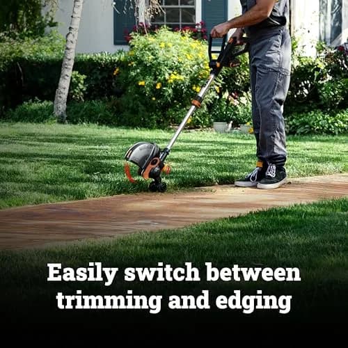 WORX 20V 12" Cordless String Trimmer & Edger | 2-in-1, Lightweight, Battery-Powered thumbnail 2