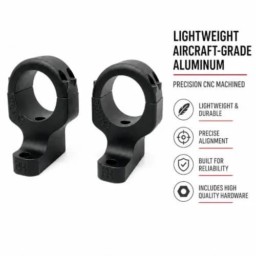 Game Reaper 2 Mount for Howa 1500 Mini & Remington 700 | Precision Machined Tactical Mount with 1 Inch Rings thumbnail 2