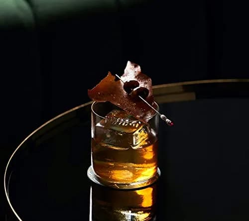 Amehla Bare Ultra Thin Cocktail Glasses 12oz | Minimalist Whiskey Tumblers for Home & Bar thumbnail 5
