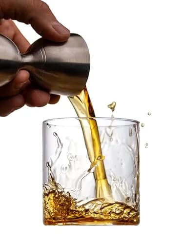 Amehla Bare Ultra Thin Cocktail Glasses 12oz | Minimalist Whiskey Tumblers for Home & Bar thumbnail 3