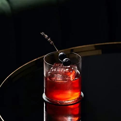Amehla Bare Ultra Thin Cocktail Glasses 12oz | Minimalist Whiskey Tumblers for Home & Bar thumbnail 4