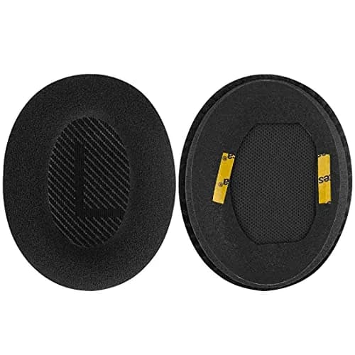 GEEKRIA Comfort Velour Ear Pads for Bose QC45/35 II/35/25/15/SE Headphones (2-Pack, Black) thumbnail 3
