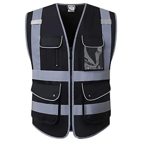 HATAUNKI Class 1 Retro-Reflection Safety Vest X-Large | 9 Pockets & ANSI/ISEA 107-2015 thumbnail 1