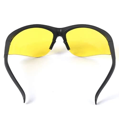 LaneTop Safety Glasses ANSI Z87.1 Impact Polycarbonate Yellow Lens | UV400 Eye Protection for Shooting Range thumbnail 7