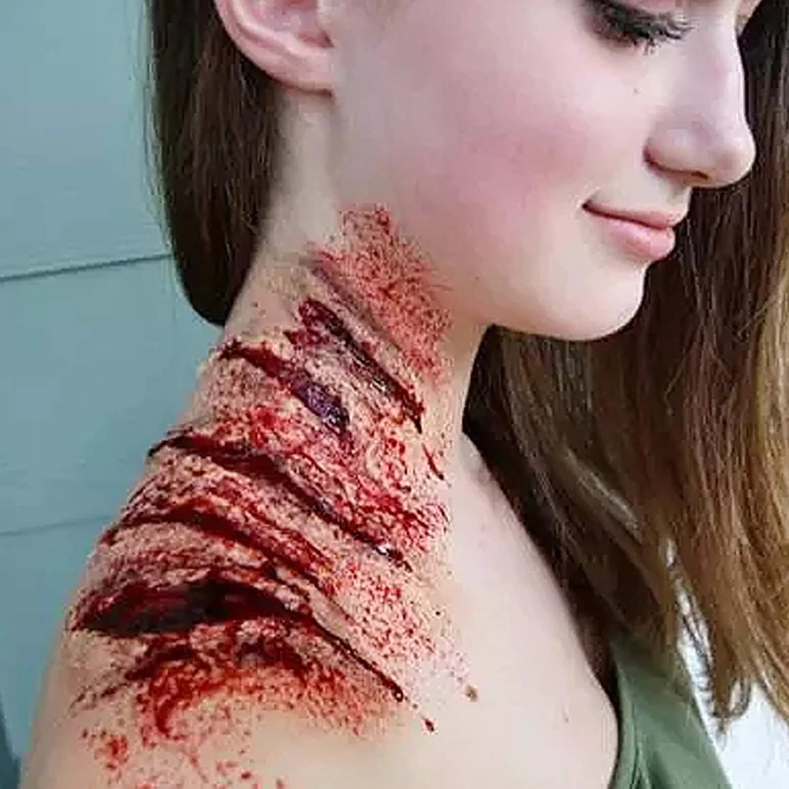 MEICOLY SFX Makeup Kit with Scar Wax & Fake Blood Spray, 7 Piece Set | Realistic Wound Effects - view 7