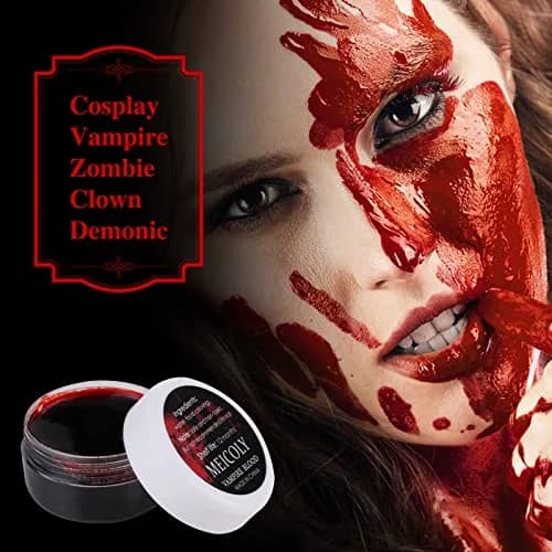 MEICOLY SFX Makeup Kit with Scar Wax & Fake Blood Spray, 7 Piece Set | Realistic Wound Effects thumbnail 8
