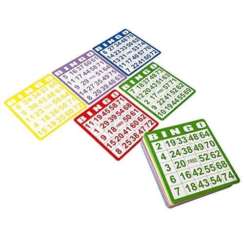 Yuanhe 100 Bingo Game Cards - 5.2x4.7in (13.2x12cm) | Reusable Cardboard for Parties thumbnail 4