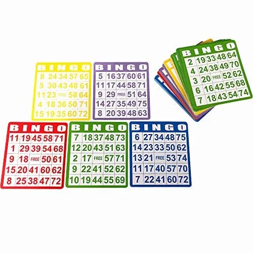 Yuanhe 100 Bingo Game Cards - 5.2x4.7in (13.2x12cm) | Reusable Cardboard for Parties thumbnail 3