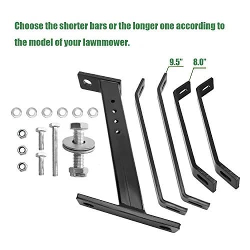 Eapele Trailer Hitch for Riding Mowers & Garden Tractors | 2.27 kg (5 lb) Solid Iron Construction thumbnail 3