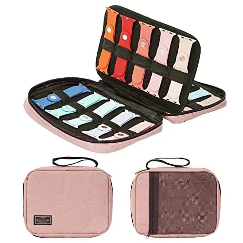 PACMAXI 20 Watch Bands Storage Carrying Case | Compact, Expandable & Portable Organizer for Watches thumbnail 1