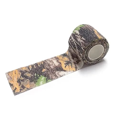 EAmber Camo Wrap Tape 5cm x 4.5m (2in x 14.76ft) | Self-Adhesive & Reusable Concealment Gear thumbnail 3