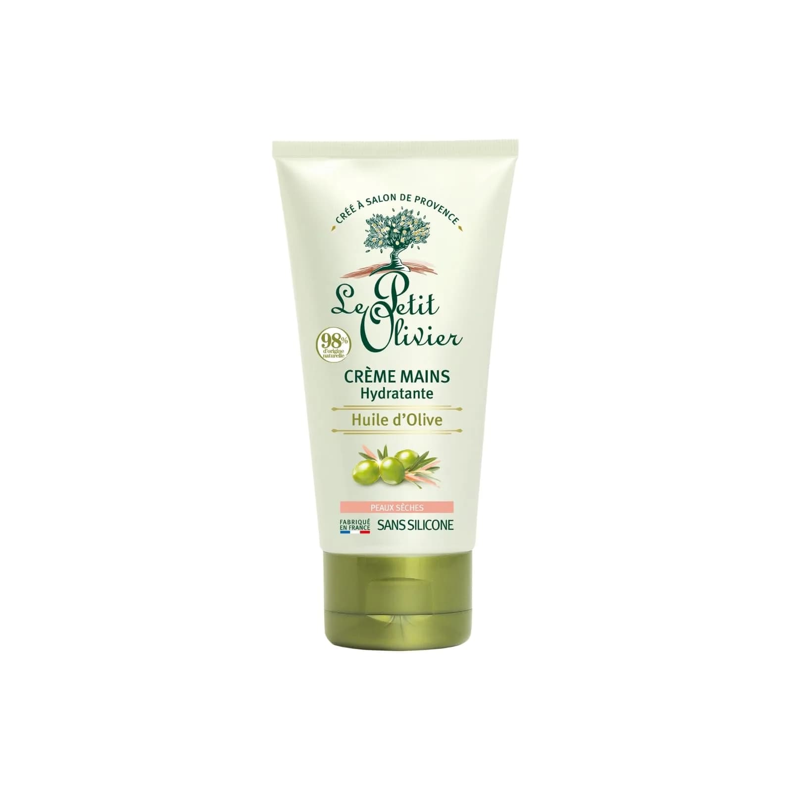 Le Petit Olivier Moisturizing Hand Cream - Olive Oil - Enriched With Glycerin & Shea Butter | Softens, Hydrates & Protects Hands — 2.5 Ounce