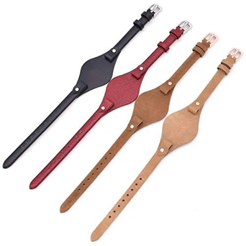 bullish Red Genuine Leather Watch Strap for Fossil Watches | 8mm Width thumbnail 6