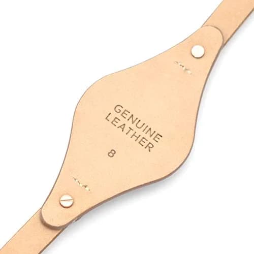 bullish 8mm Genuine Leather Watch Strap Replacement for Fossil ES3148 ES4119 ES4176 ES3262 ES3077 | Elegant Stripe Design thumbnail 4