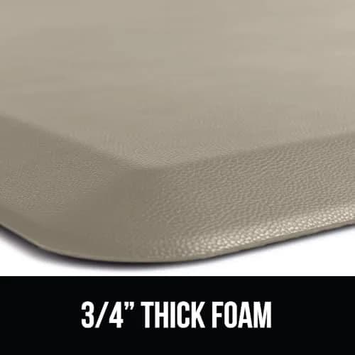 GORILLA GRIP Cushioned Antifatigue Kitchen Mat for Floor, 24x17, Taupe | Supportive 3/4 Inch Foam for Long Standing Comfort thumbnail 8