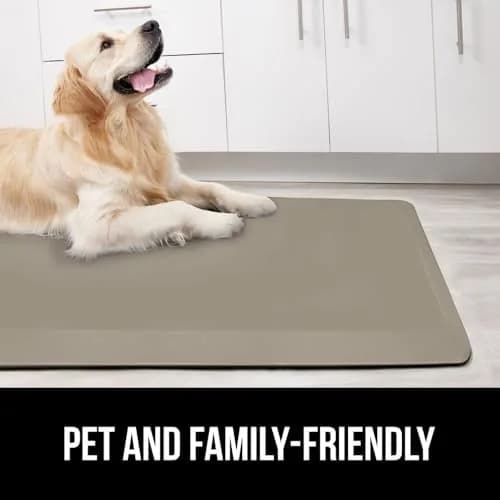 GORILLA GRIP Cushioned Antifatigue Kitchen Mat for Floor, 24x17, Taupe | Supportive 3/4 Inch Foam for Long Standing Comfort thumbnail 9