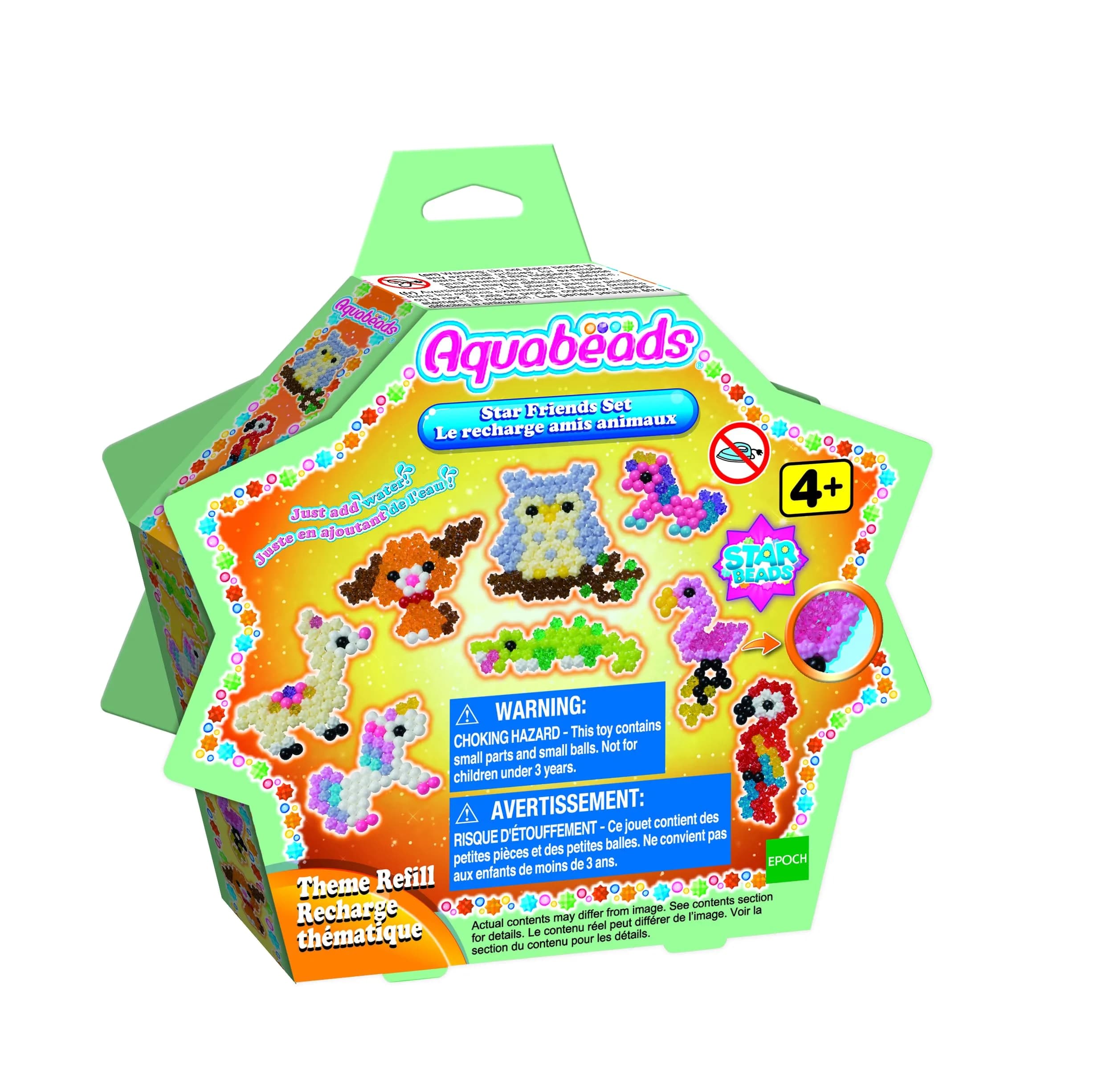 Aquabeads Star Friends Set Water Bead Craft Kit for Kids | Over 600 Beads, Templates, Vibrant Colors