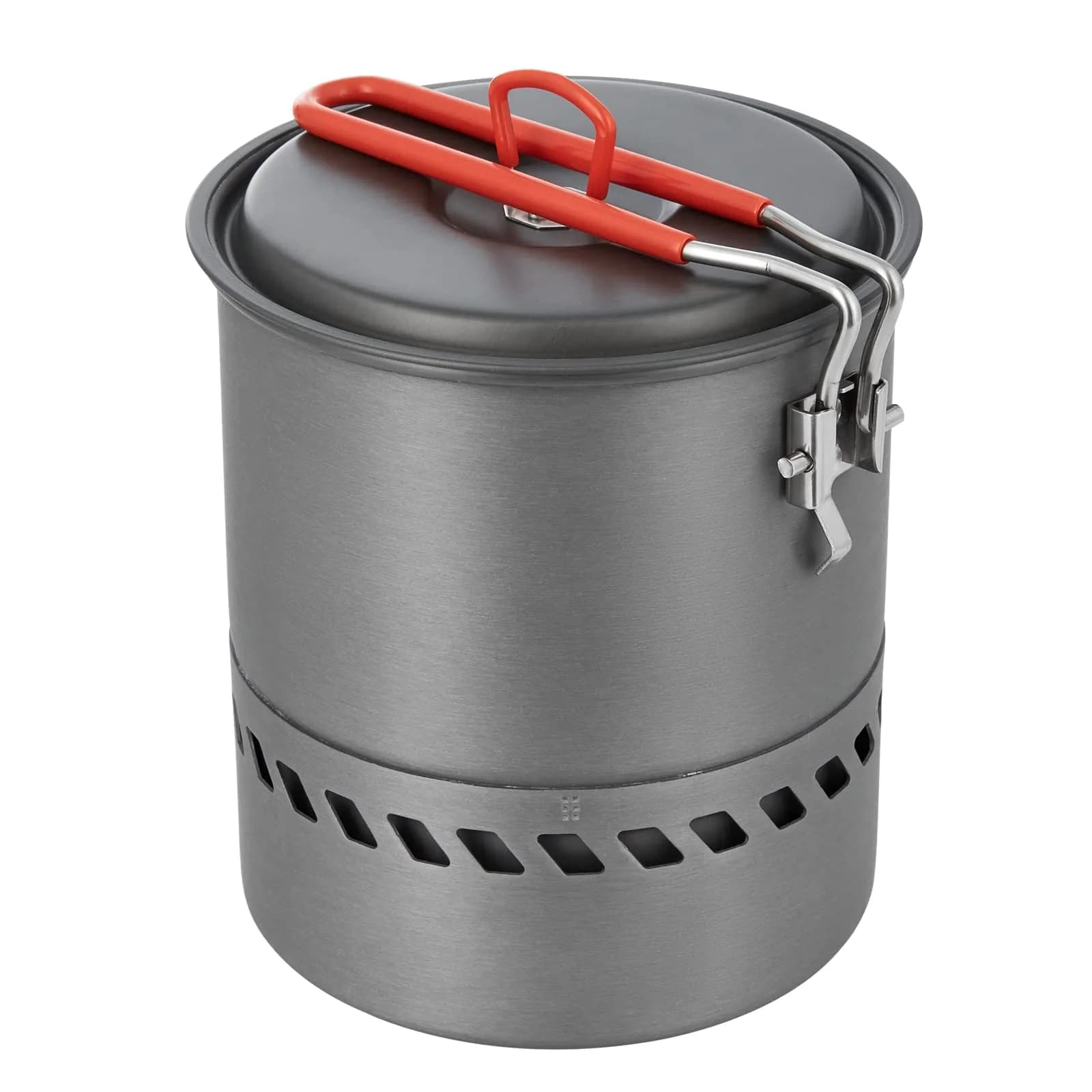 Bulin 1.5L Camping Pot with Heat Exchanger & Foldable Handle | Ultralight Aluminum Cookware for Backpacking - main product image