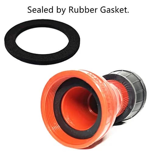 SAFBY Fire Hose Nozzle 2" NPSH Brass & Plastic | Fog, Stream & Off Positions, 100psi Max thumbnail 5