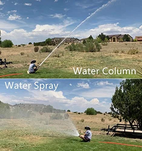SAFBY Fire Hose Nozzle 2" NPSH Brass & Plastic | Fog, Stream & Off Positions, 100psi Max thumbnail 6