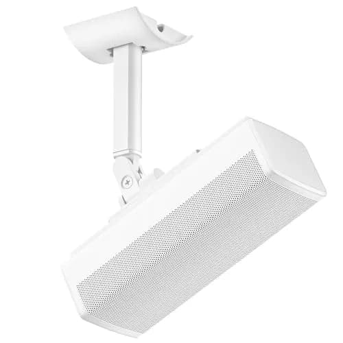 tiebutie White Adjustable Speaker Wall Mount | Ceiling & Wall Mount for Bose UB-20 Series II, SoundTouch, CineMate, Acoustimass, Cube Surround Bracket thumbnail 1