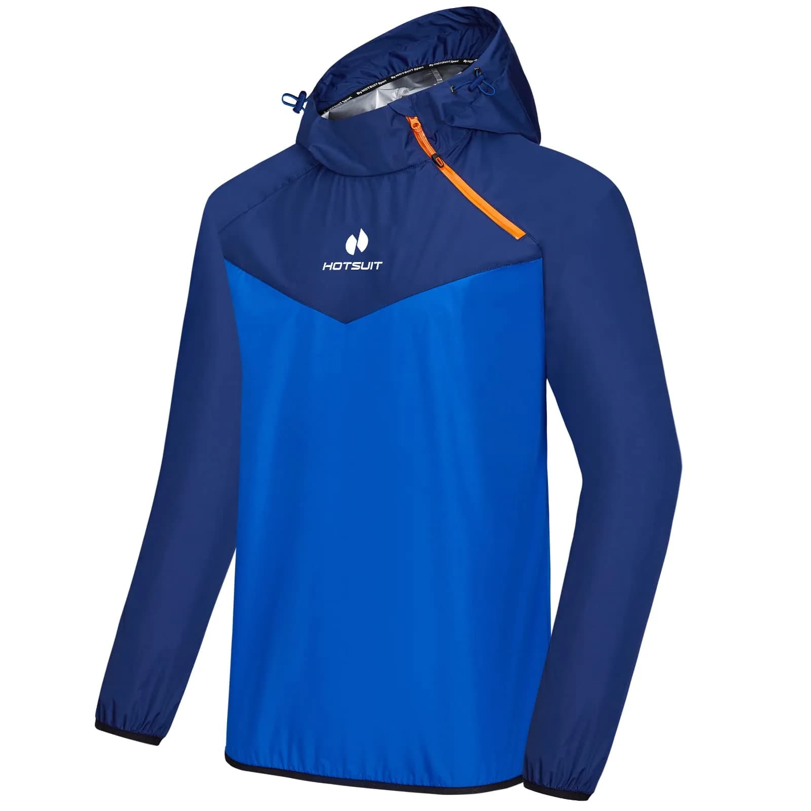 HOTSUIT Men's Navy Blue Sauna Jacket for Weight Loss Workout - XL - view 3